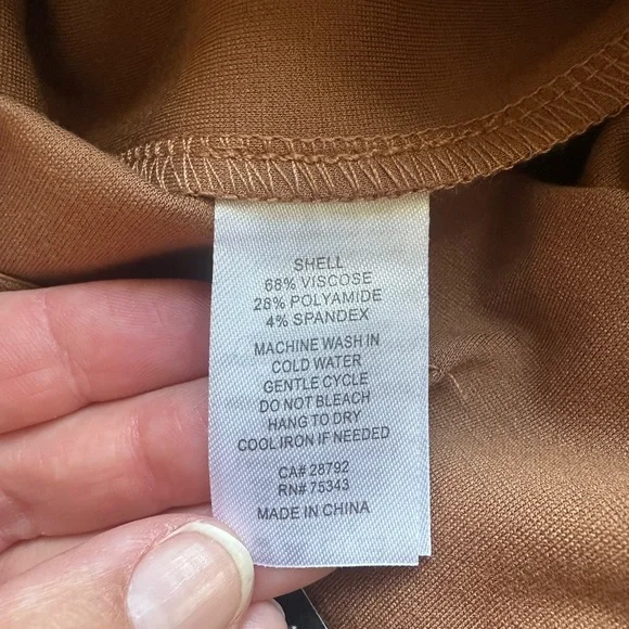 Rachel Zoe Women's Brown Hi-Rise Wide-Leg Pants, size 6 - Picture 5 of 7